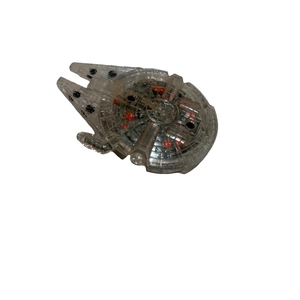 Micro Machines STAR WARS‎ Fleet #3 Mini Spaceships X-RAY Millenium Falcon CLEAR